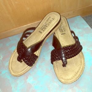 Italian black sandals🌴